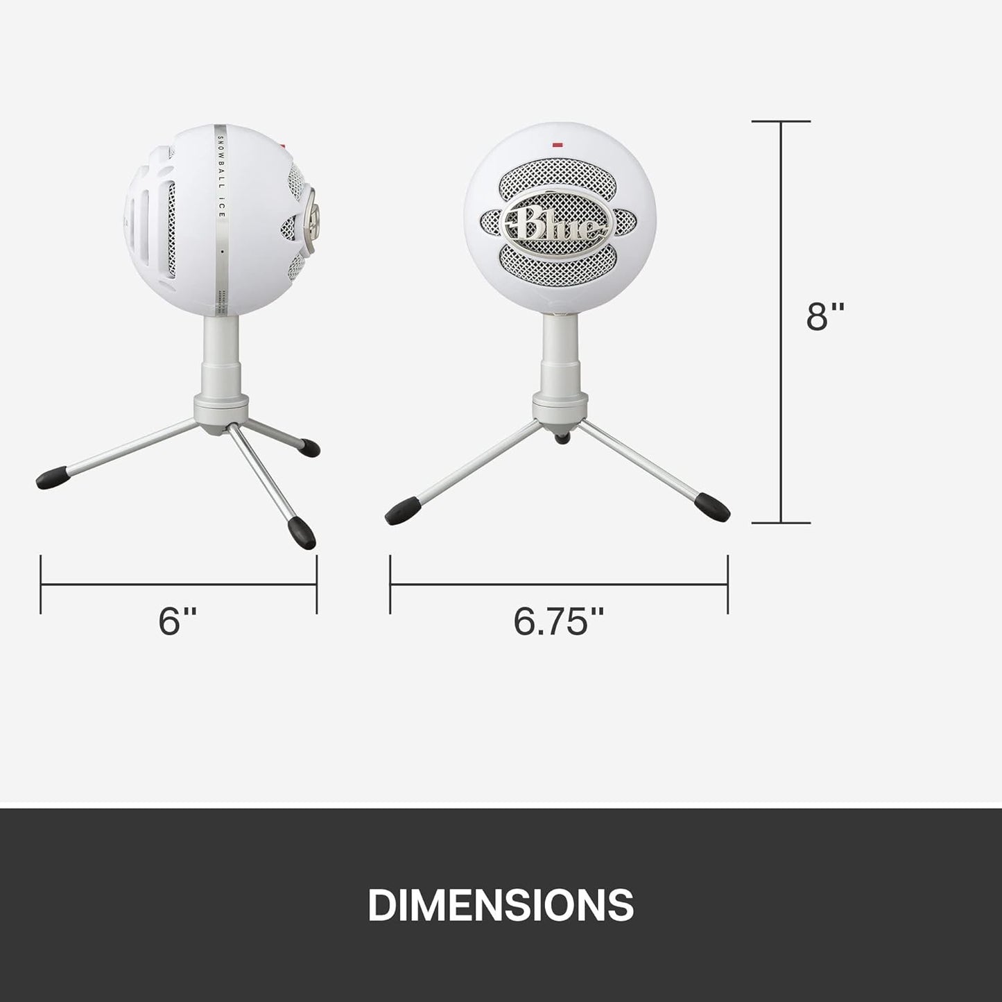 Logitech for Creators Blue Snowball iCE USB Microphone for Gaming, Streaming & Podcasting