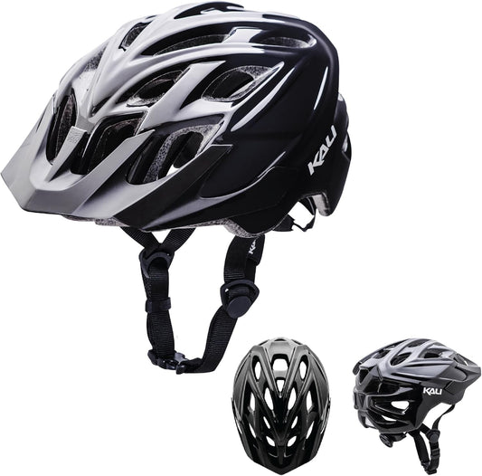 Kali Protectives Chakra Solo Bike Helmet – Lightweight MTB Helmet with Integrated Visor & 21 Vents