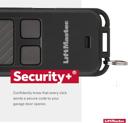 LiftMaster 890MAX Security+ 3-Button Mini Remote Garage Door Opener Control - Include 3-Volt Battery