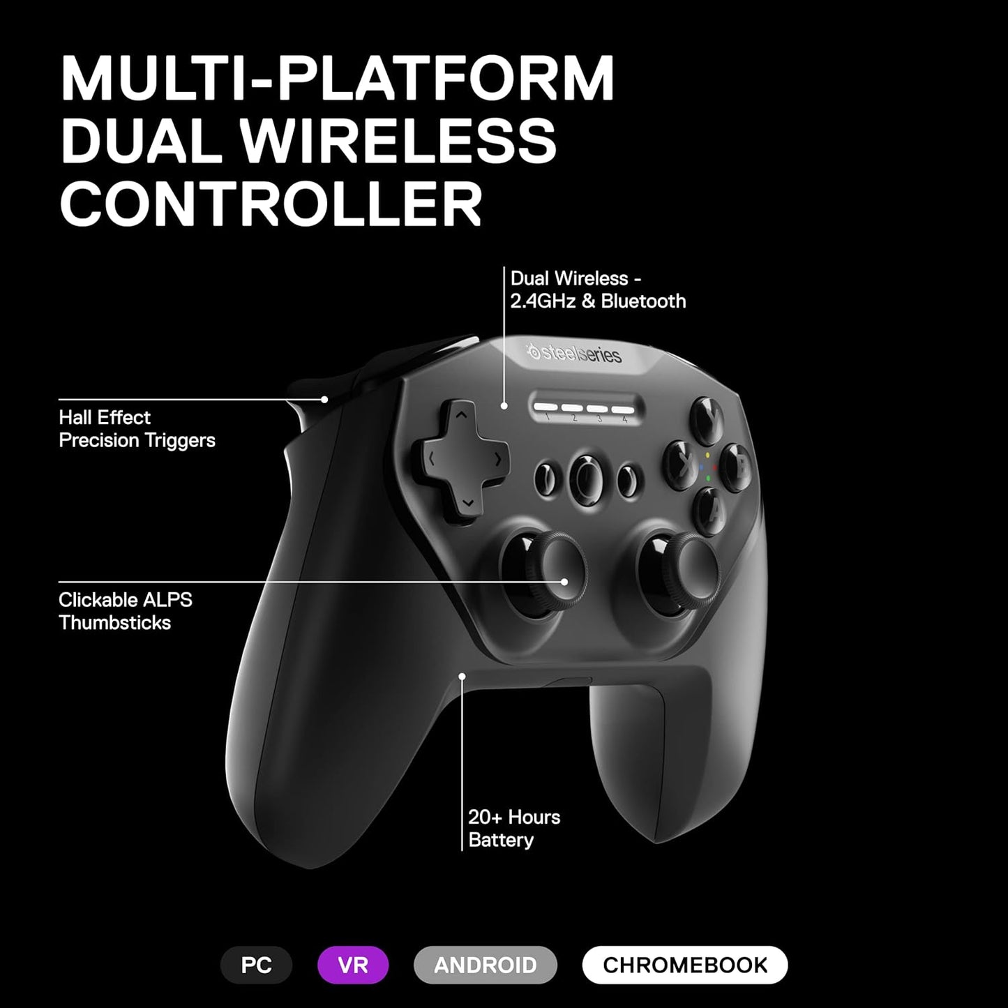 SteelSeries Stratus Duo Wireless Gaming Controller-New