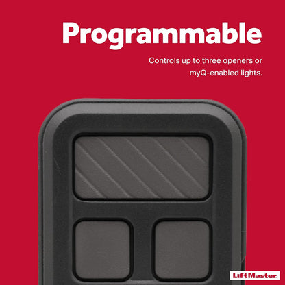 LiftMaster 890MAX Security+ 3-Button Mini Remote Garage Door Opener Control - Include 3-Volt Battery